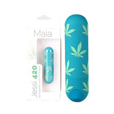 Maia Jessi 420 Emerald 7.6 cm USB Rechargeable Bullet Vibrator Green BULLETS